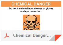 Chemical danger sign