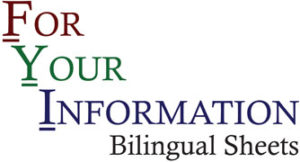 FYI bilingual sheets